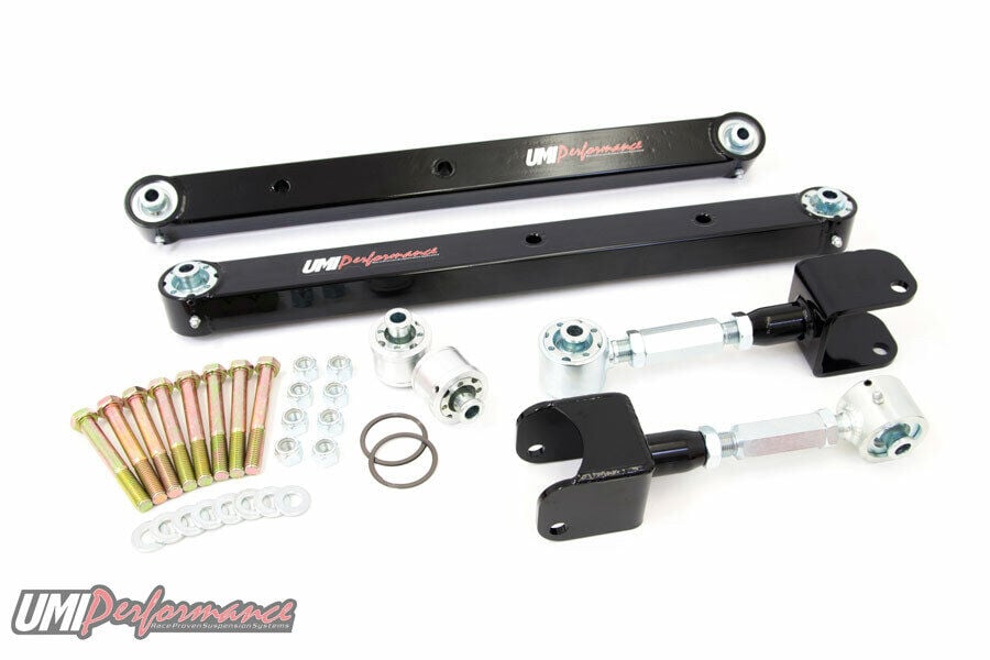 UMI 1978-1988 GM G-Body Pro-Touring Rear Suspension Kit BLACK GBR024-B