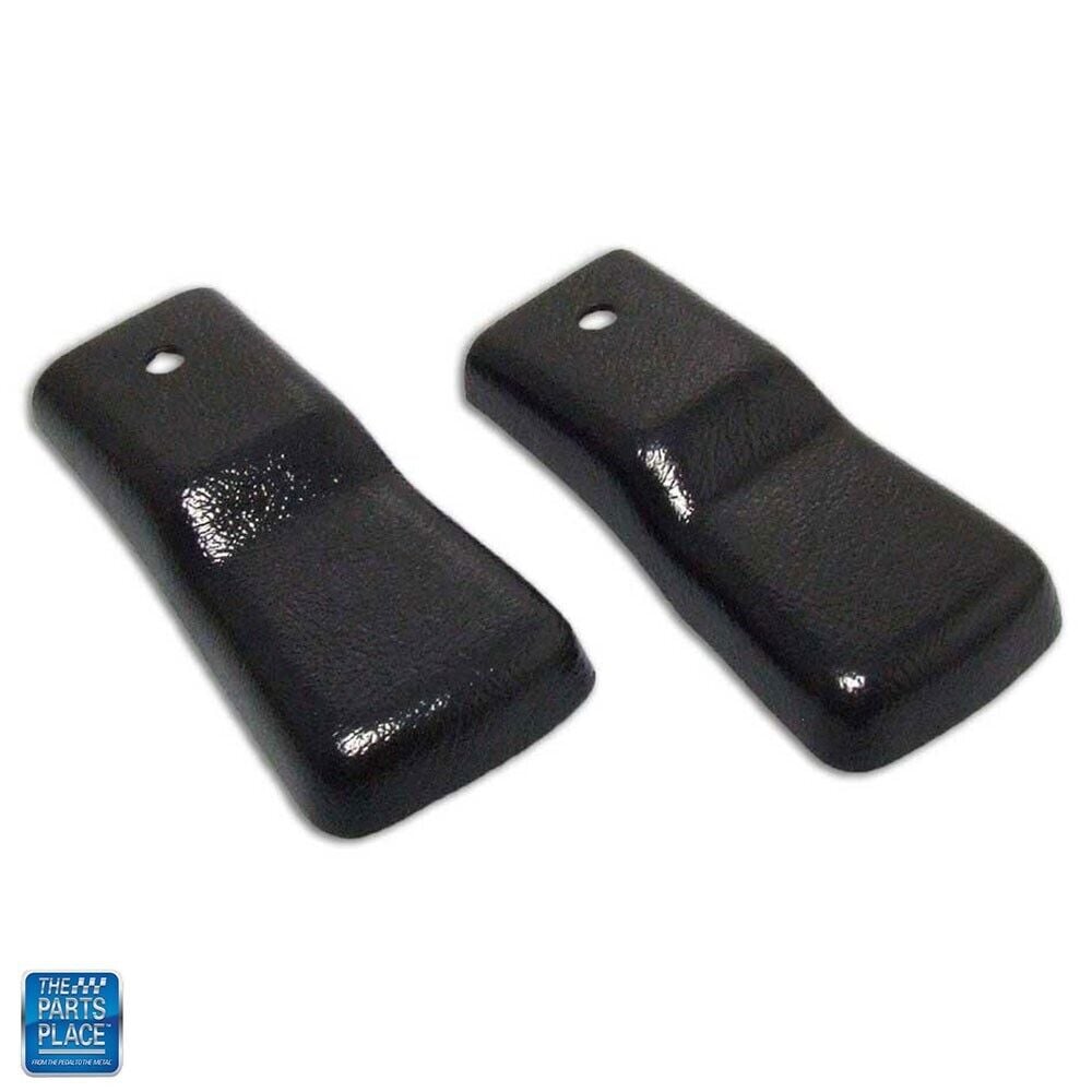 1978-1988 G Body Cars Bucket Seat Upper Track Covers Black Pair