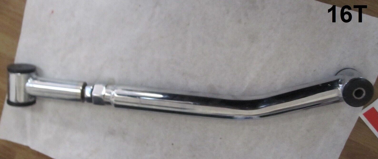 ONE Trailing Arm Lower Lowrider Hydraulic Adjustable Chrome, G-Body NO BUSHINGS