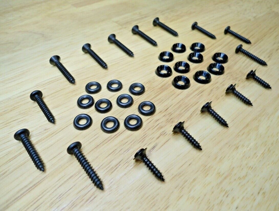 (27 pcs) NEW BLACK INTERIOR SCREWS! FOR G-BODY MONTE CAMARO REGAL FIREBIRD ETC