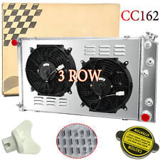 3Row Radiator+Shroud Fan For 70-81 Chevy Camaro/78-87 Monte Carlo G-Body Caprice