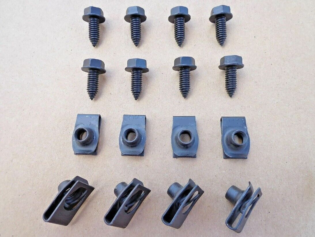 (12pcs) BODY PANEL BOLTS & U-NUTS! FOR 1970 & Up CAMARO F&G-BODY REGAL MONTE ETC