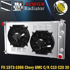 3 Rows Radiator+Shroud Fan fit Chevy 70-81 Camaro/78-87 Monte Carlo G-Body GMC