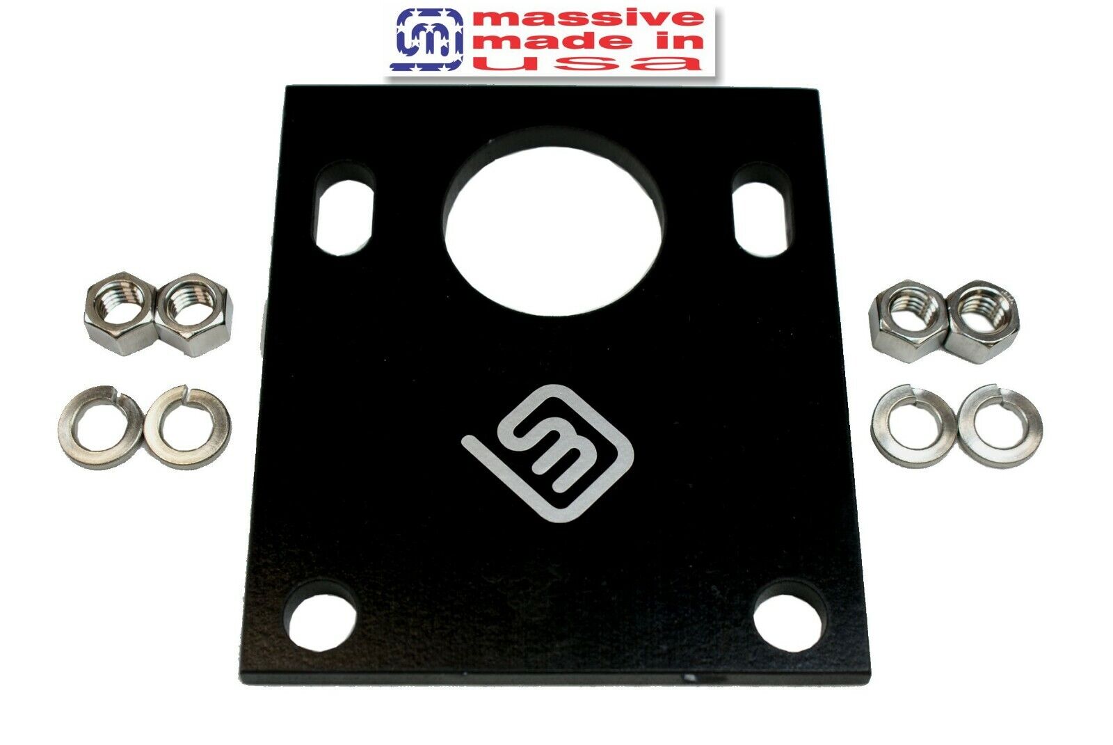 Massive G Body Manual Brake Master Cylinder Plate 78-88 GM Metric Monte Carlo SS