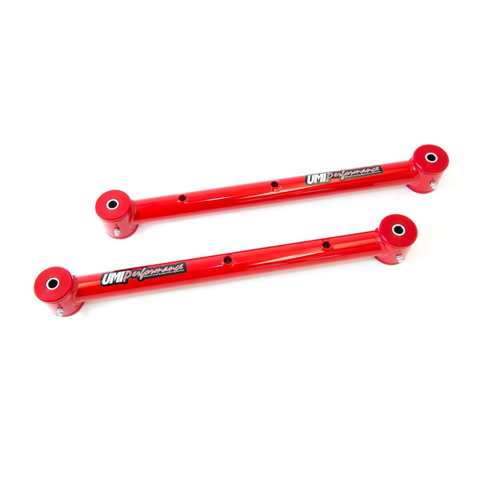 UMI 3015-R 78-88 G-Body Tubular Non-Adj. Lower Control Arms, Red