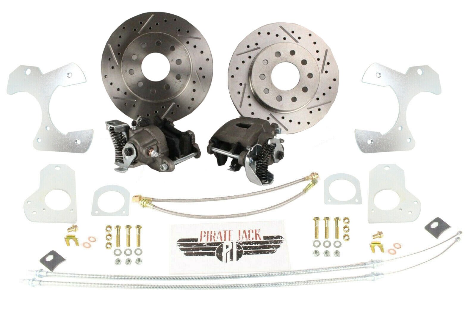 1978-88 G Body Camaro, S-10 10 Bolt Rear Disc Brake Conversion Kit Drilled Rotor