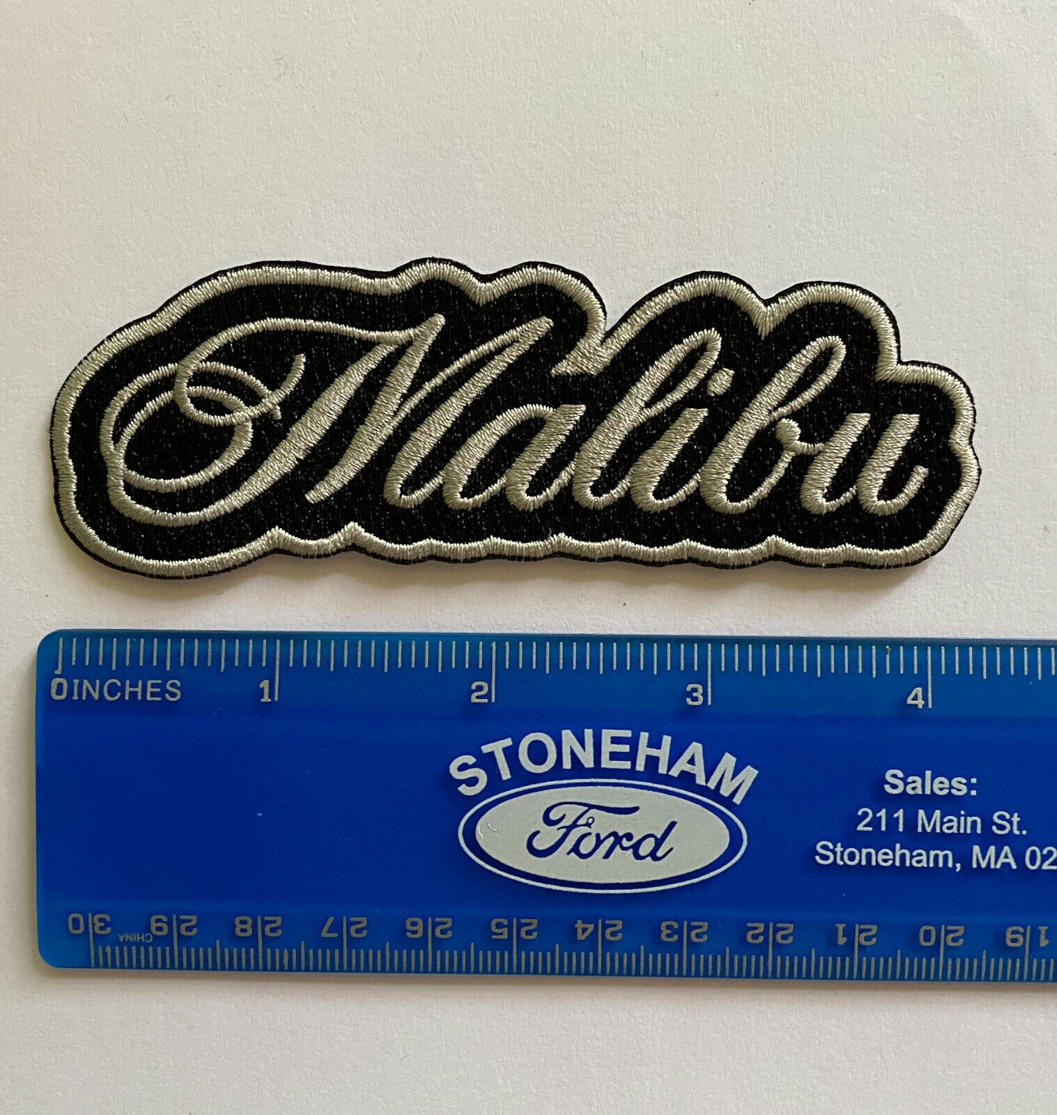 78 83 Chevy Malibu logo emblem Iron-on Embroidered Patch sewn on classic G-Body