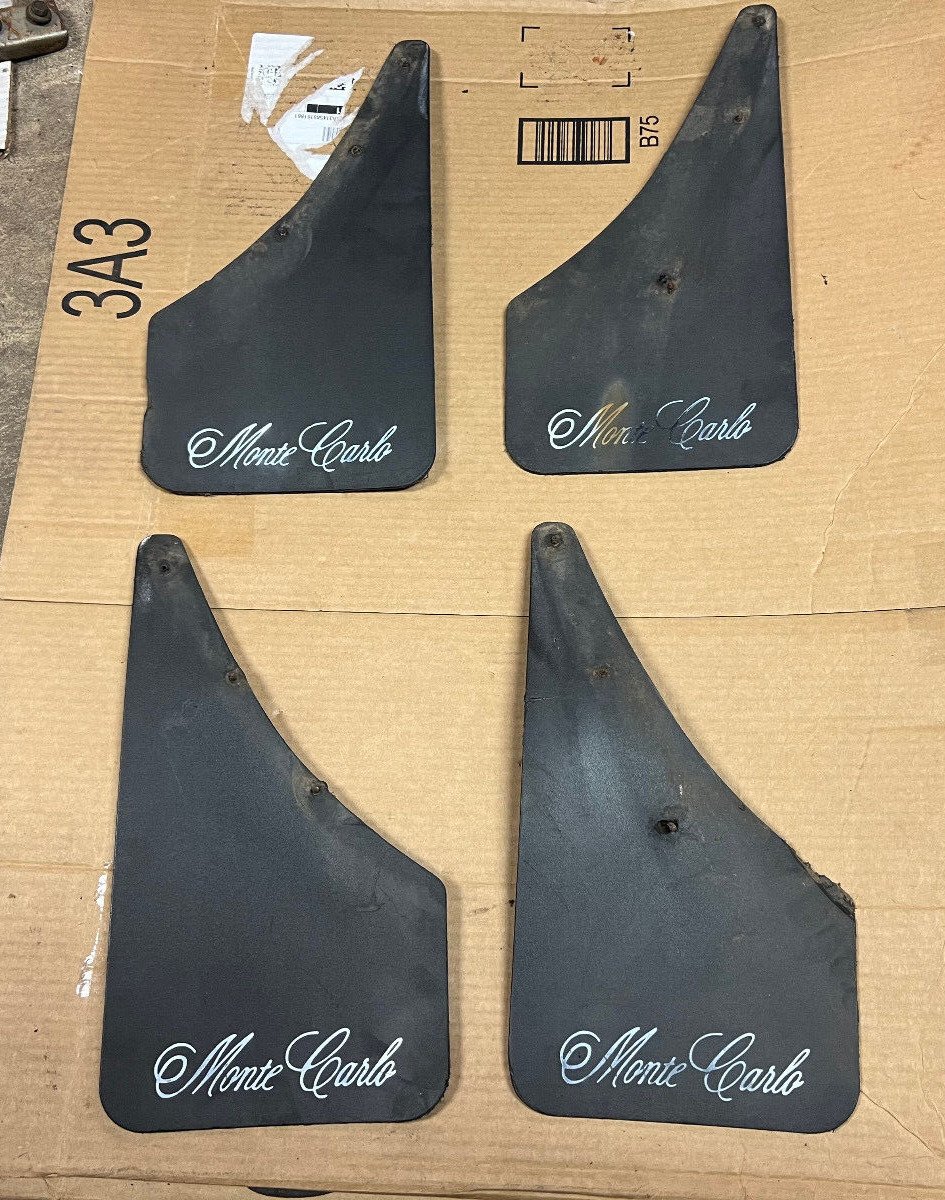 Vintage Aftermarket “MONTE CARLO”  Splash Guards Mud Flaps Monte Carlo G Body