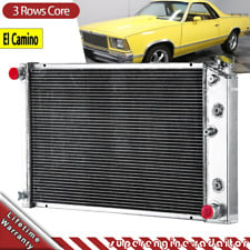 3 Core Aluminum Radiator For Chevy El Camino 1978-87/ Monte Carlo 1983-87 G-Body