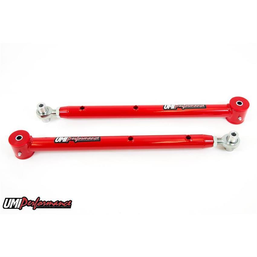 UMI 3014-R 78-88 G-Body Tubular Adj. Lower Control Arms, Red