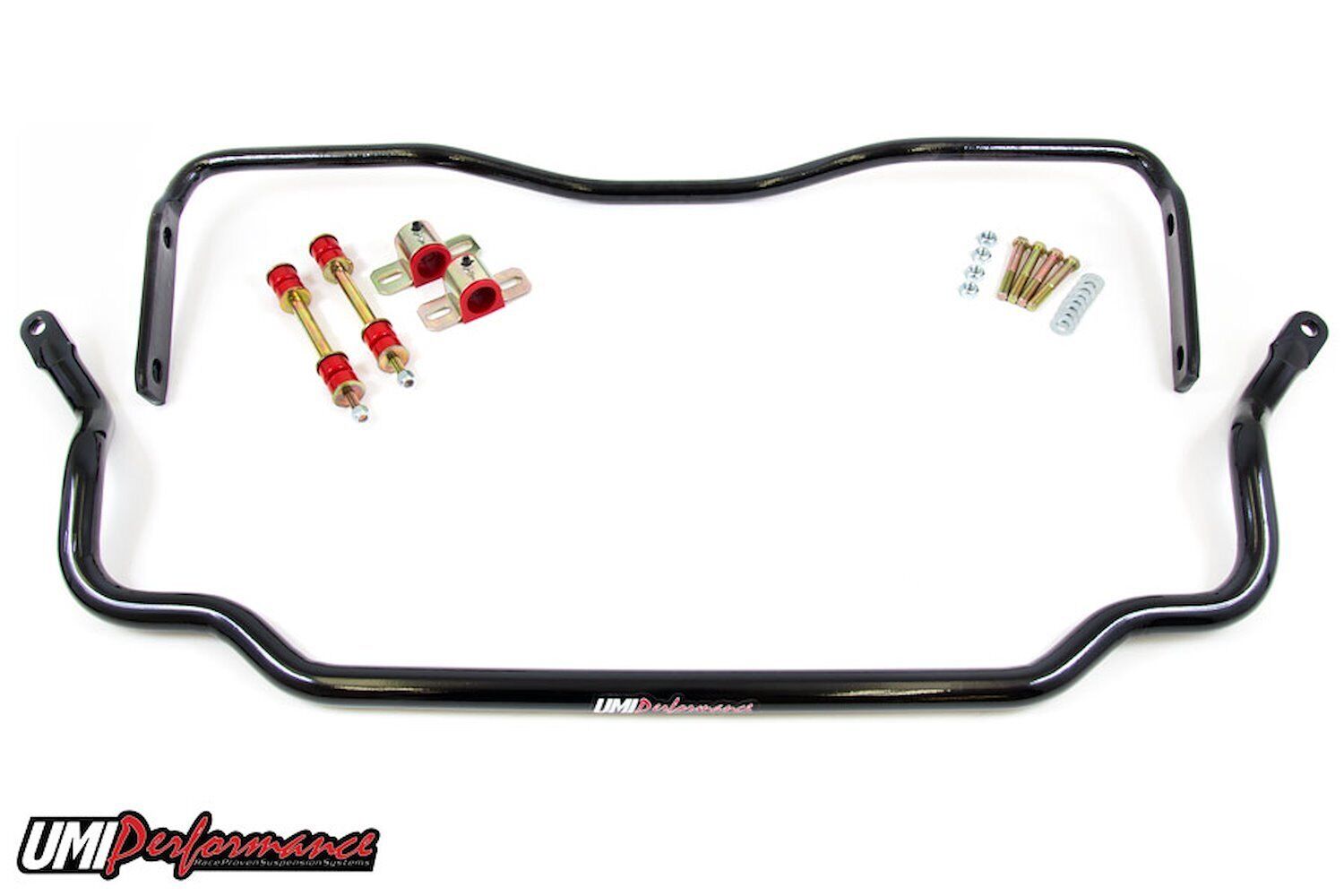 UMI Performance 303534-B Solid Front & Rear Sway Bar Kit 1978-1988 GM G-Body Inc