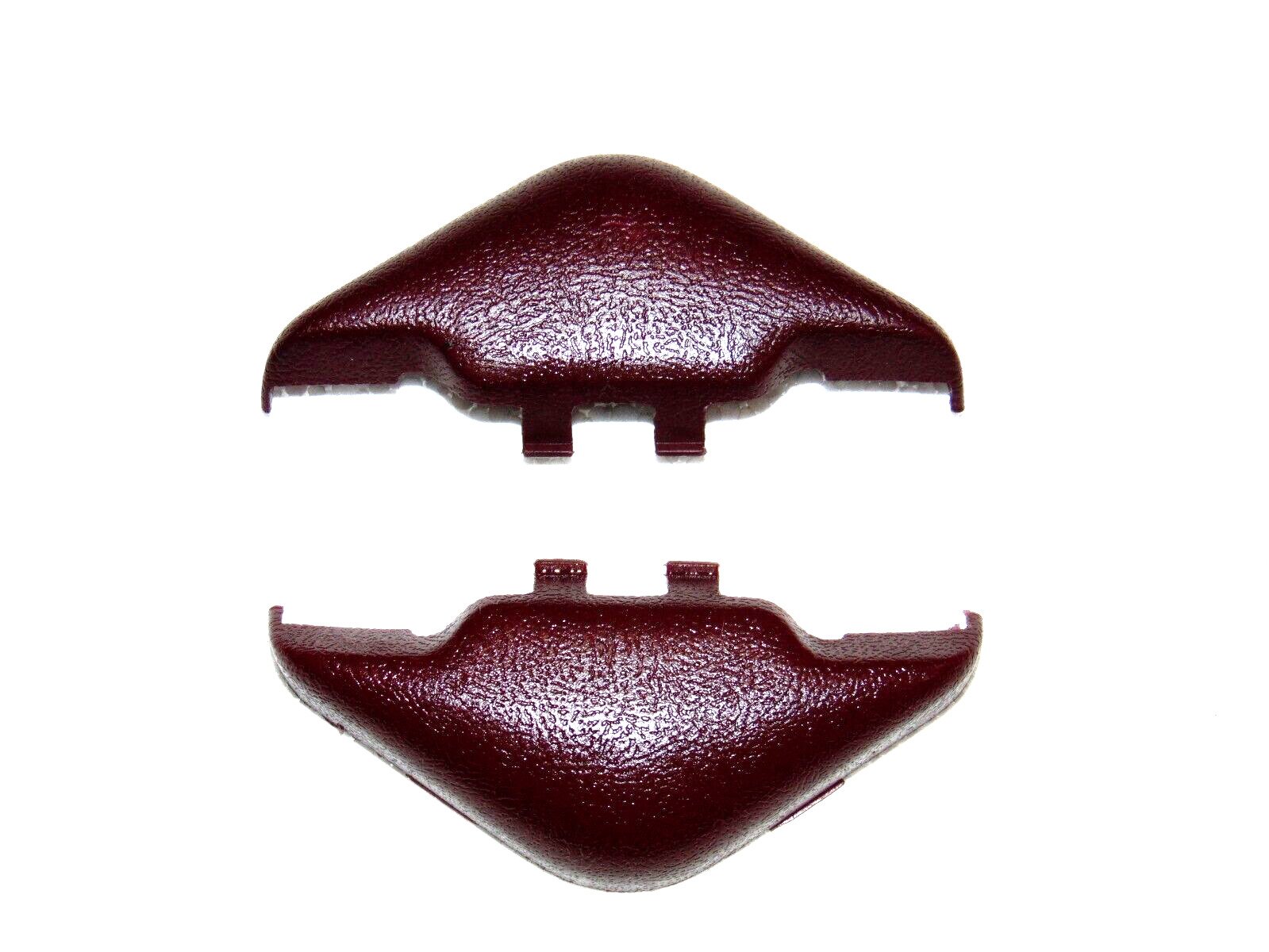 Seat Belt Bolt Covers 78-88 G-Body Monte Carlo Cutlass Regal maroon pair