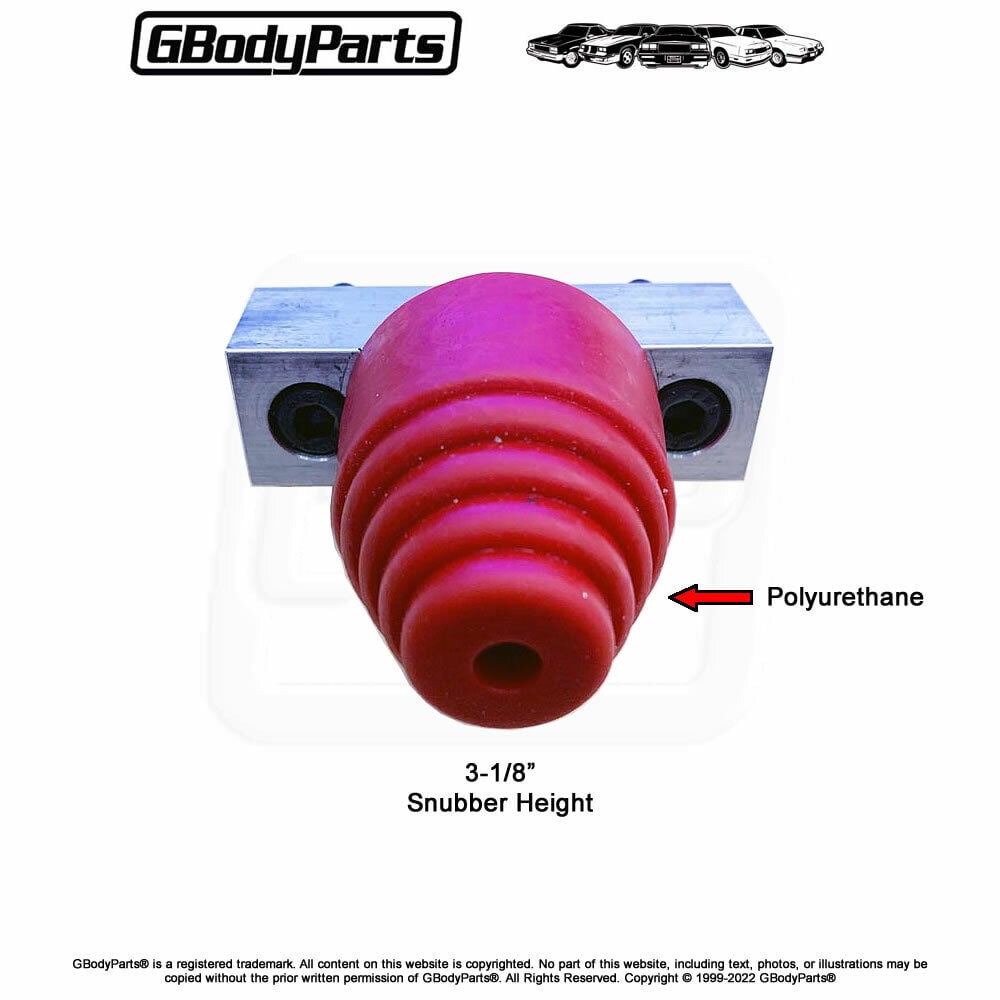 78-88 A&G-Body Polyurethane Rear Differential Axle Pinion Housing Snubber RED