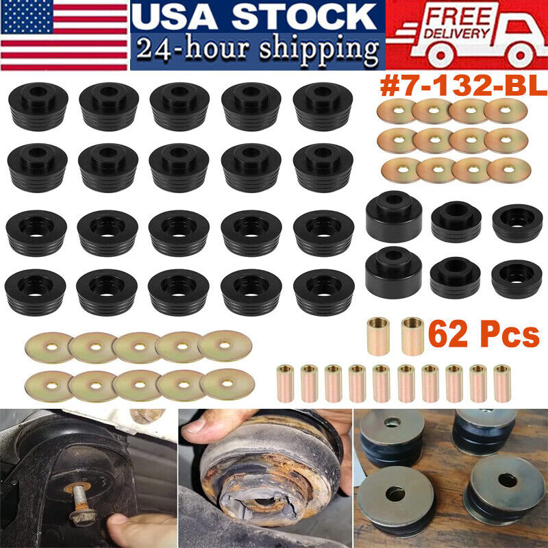 7-132-BL Body Mount Bushing Kit For 78-88 Buick Regal Chevy Malibu Monte Carlo