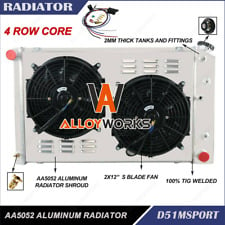 4 Row Radiator Shroud Fan For 1970-81 Chevy Camaro/78-87 Monte Carlo G-Body 162