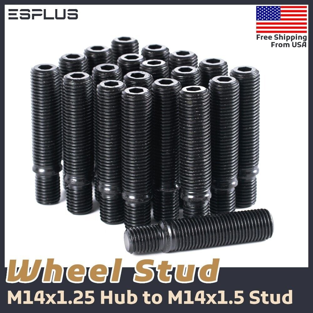 [20]BMW Mini Extended Wheel Stud Conversion M14x1.25 to M14x1.5 Fit F/G-Body