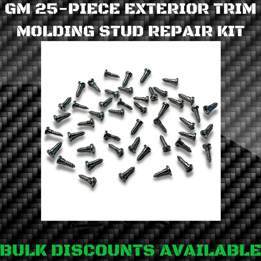 1969-1988 G Body Window Body Reveal Molding Trim Clip REPAIR Pin STUD Screws GM