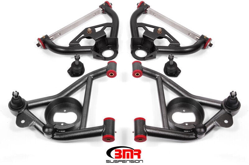 BMR AA030H for 78-87 G-Body Upper And Lower A-Arm Kit – Black Hammertone