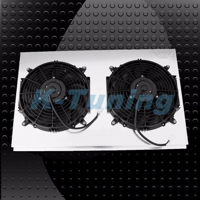 KKS Radiator Shroud & 12″ Fans For 1978-1987 Chevy Monte Carlo G-Body Camaro 26″