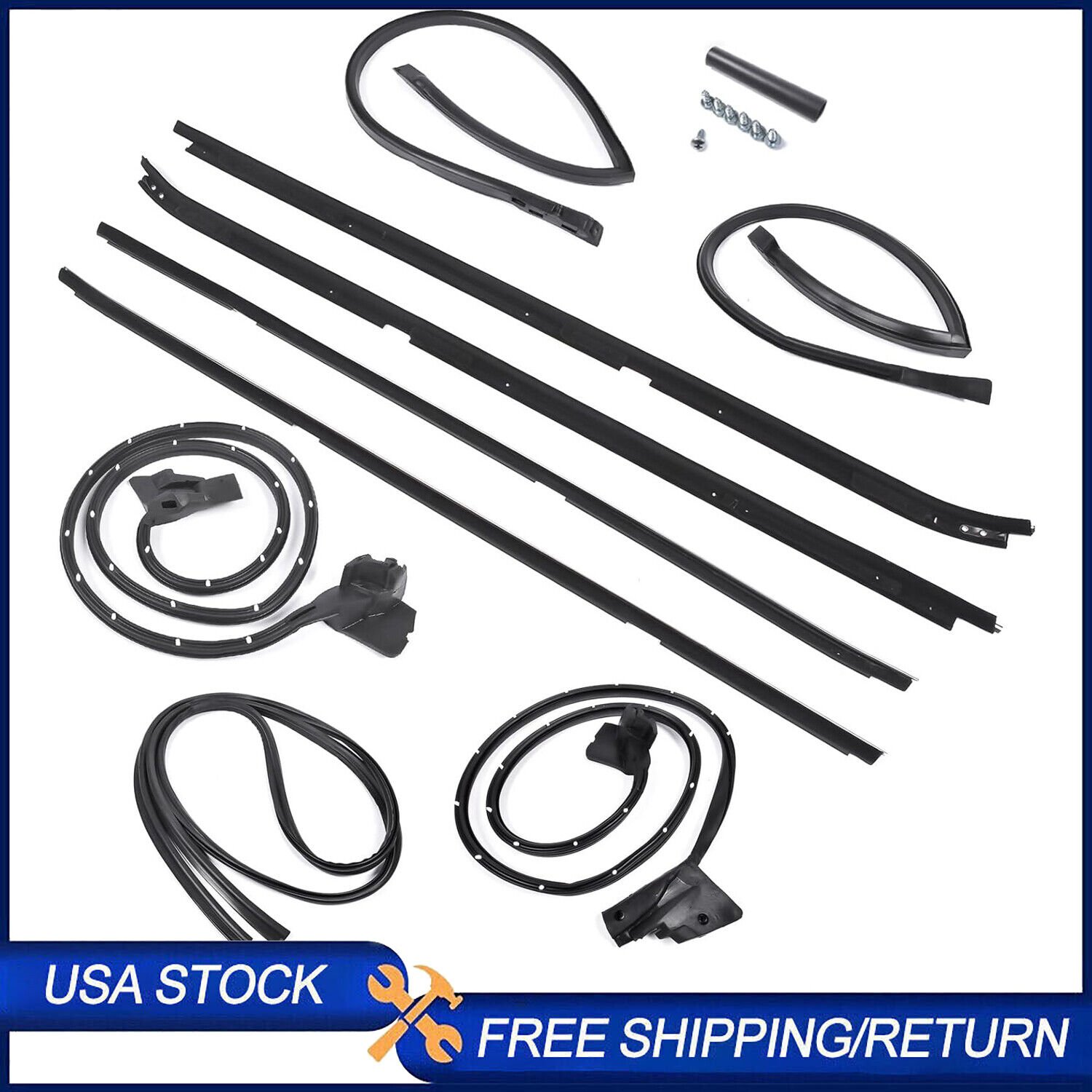 Weatherstripping Seal Kit For 1981-88 Regal Cutlass Supreme 2-Door G-Body 568979