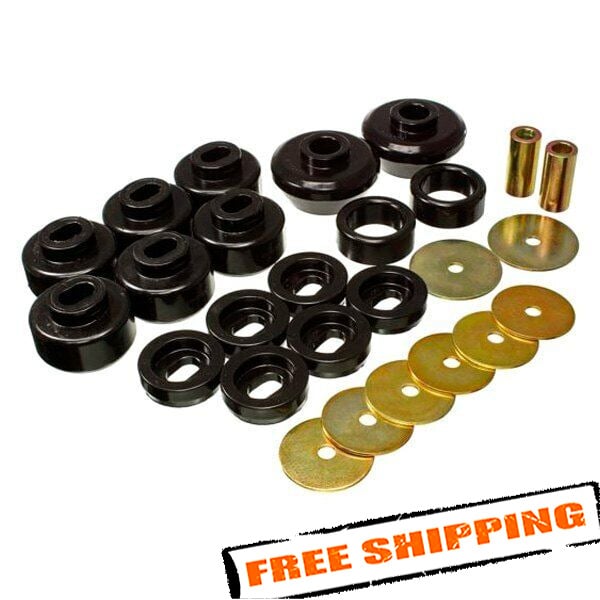 Energy Suspension 3.4175G Body Mount Bushing Set for 07-13 Chevy Silverado 1500