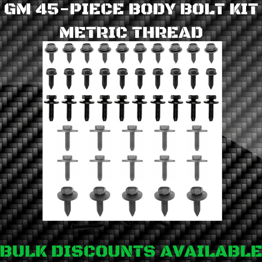 1981-1988 G Body Interior Exterior Engine Bay Chassis Body BOLT SCREW Kit OEM GM