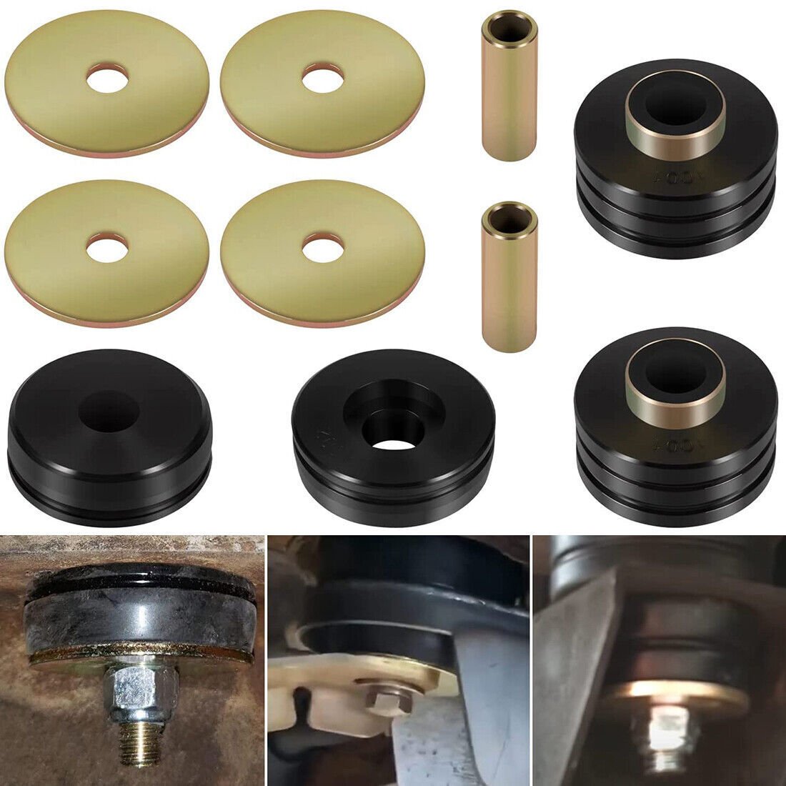 9.4102G Body Cab Mount Bushing Cushion Universal 94102 Kit Car Rod Frame Truck