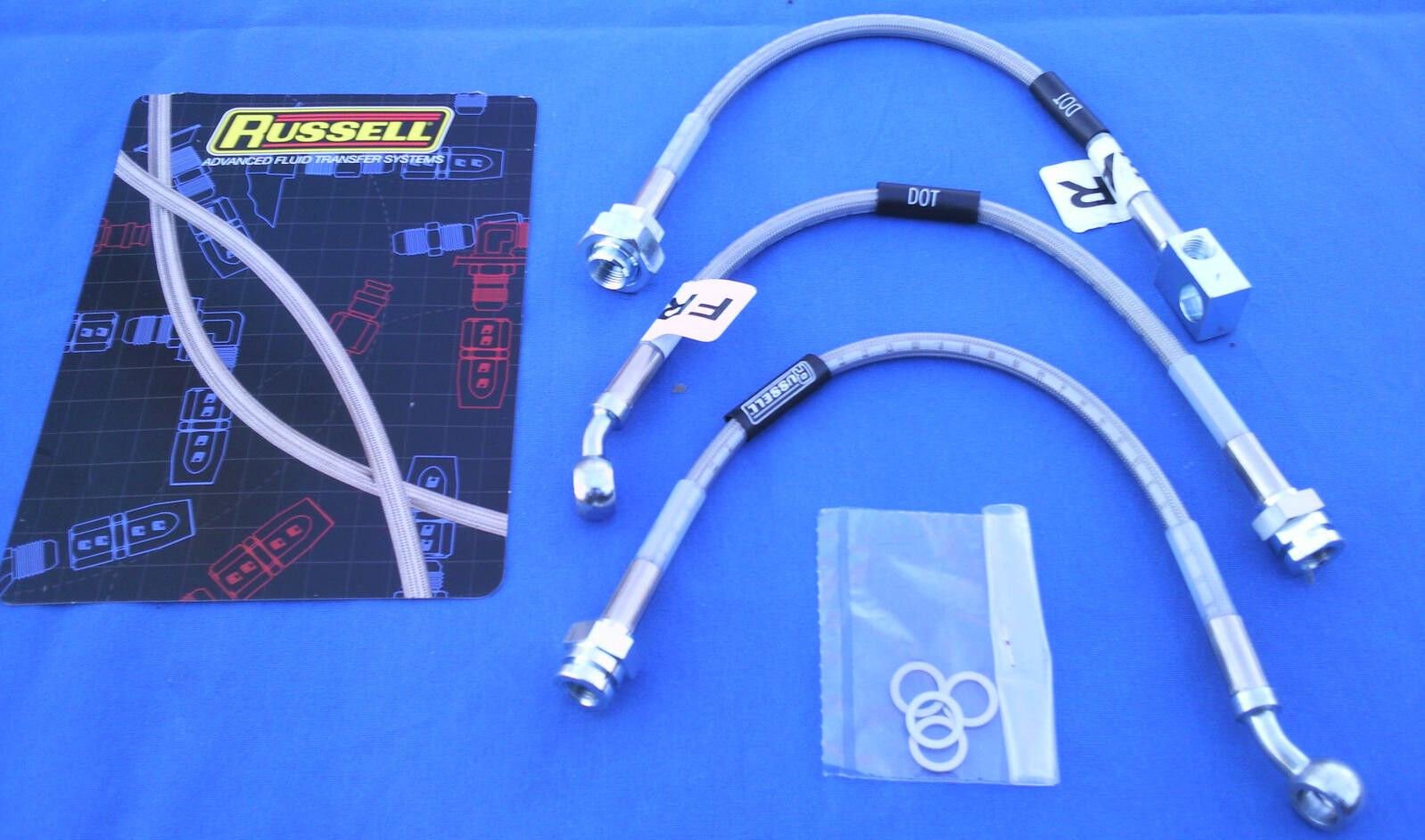 Buick Grand National- Regal – Stainless Braided Brake Lines – DOT LEGAL 3PC Kit