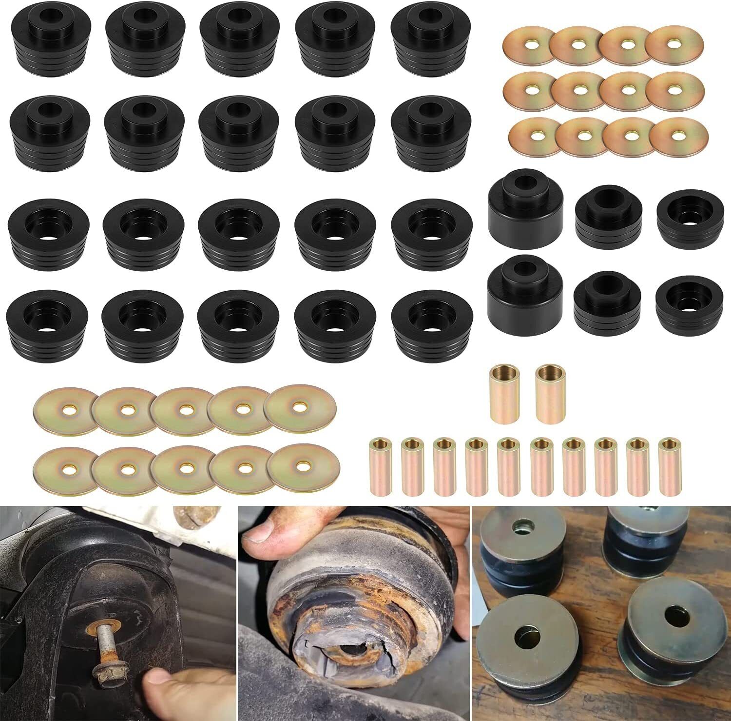 7-132-BL Body Mount Bushing Kit for GM G-body Cars,Chevy Malibu,Monte Carlo