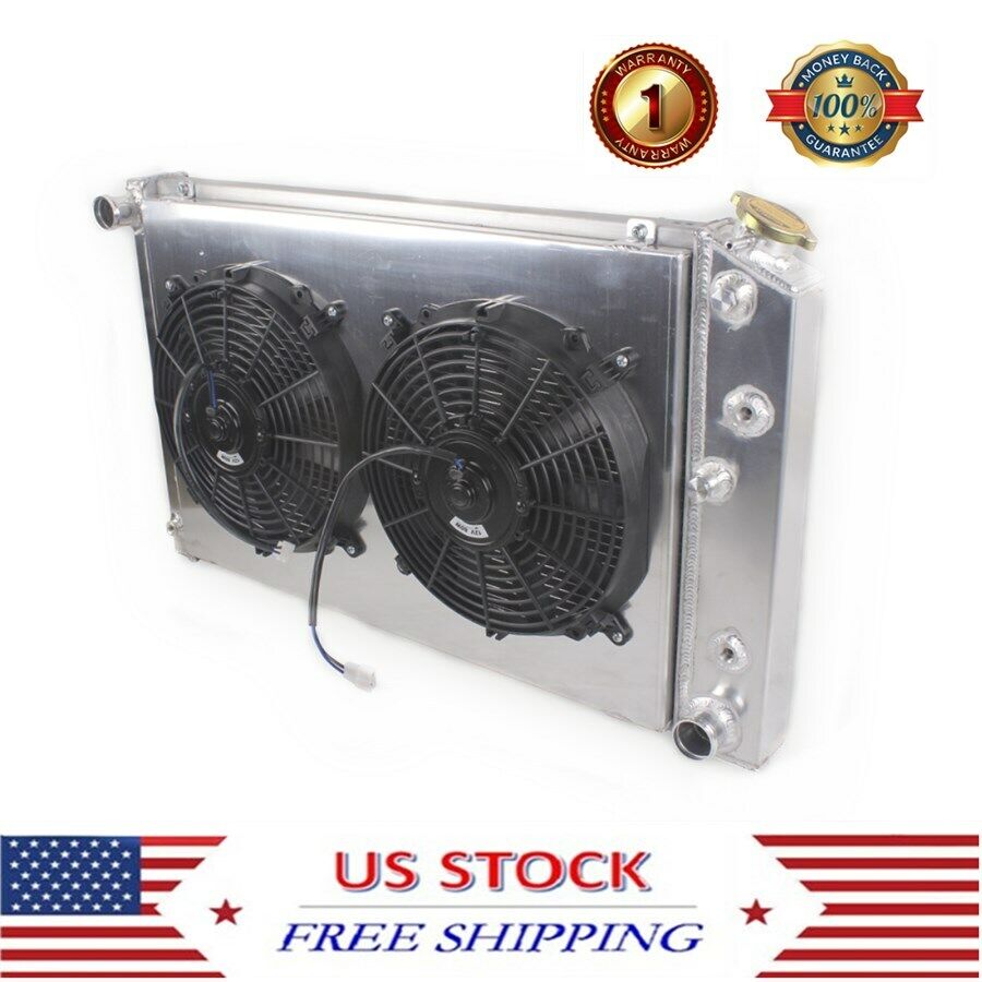 For 78-88 Monte Carlo El Camino G-Body Regal Cutlass 3-ROW Radiator&Shroud&Fan