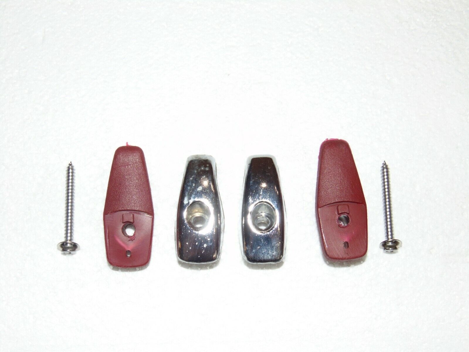 Red coat hook set with screws 78-88 G body Monte Carlo Cutlass Regal Malibu