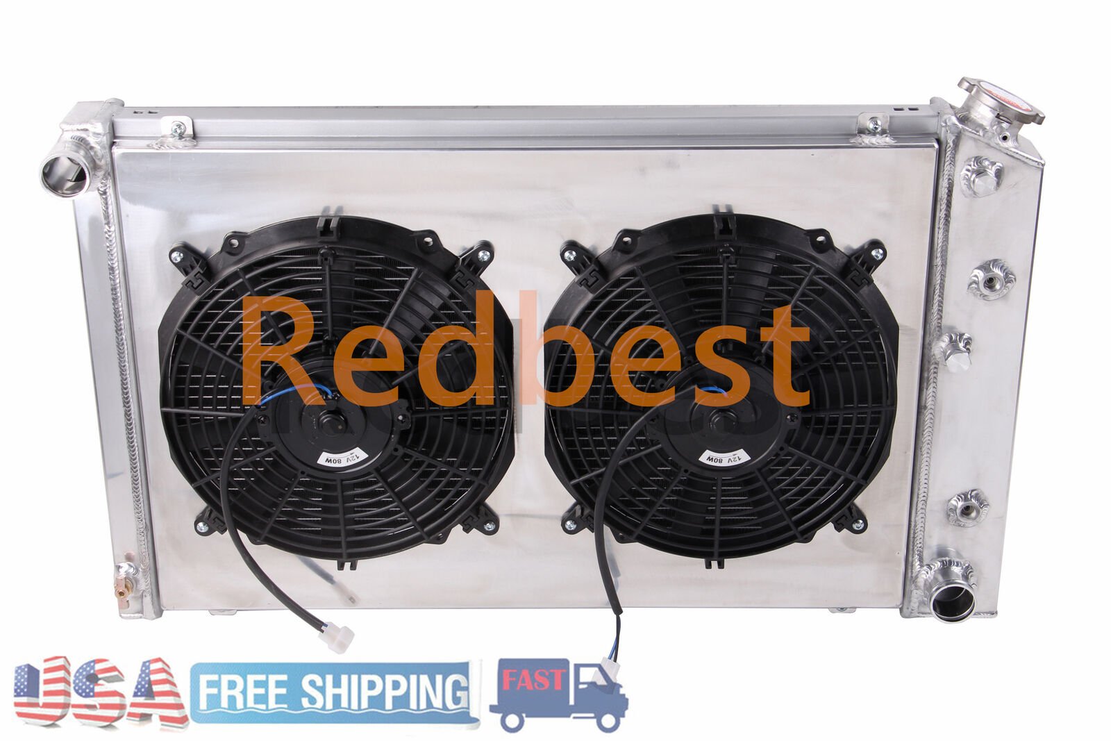 3Row Radiator+Shroud+Fan For Combo G-Body 78-88 Monte Carlo El Camino Regal 26″W