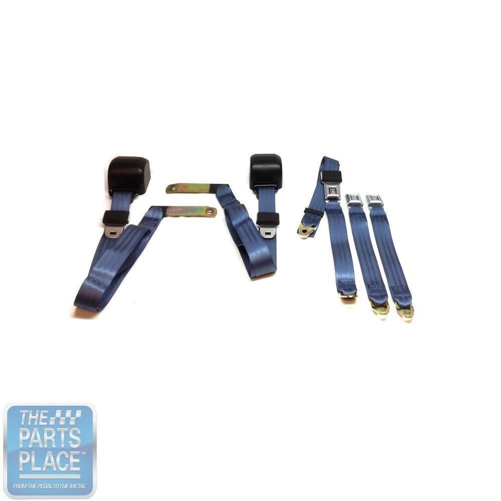 1978-88 GM G Body Cars Factory Style Front Bench Seat Belt – Navy Blue