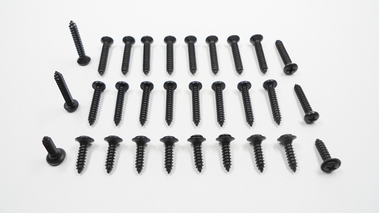 30 BLACK INTERIOR SCREWS! FITS G-BODY MONTE CARLO SS HURST 442 BUICK REGAL ETC