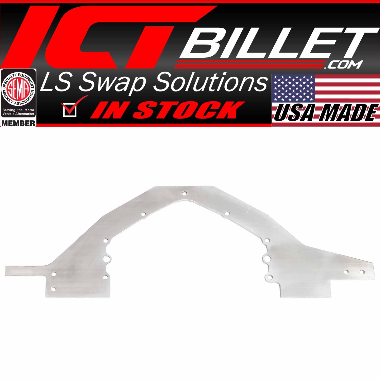 LS LT Mid Engine Plate for 1978-88 G-Body Motor Mount