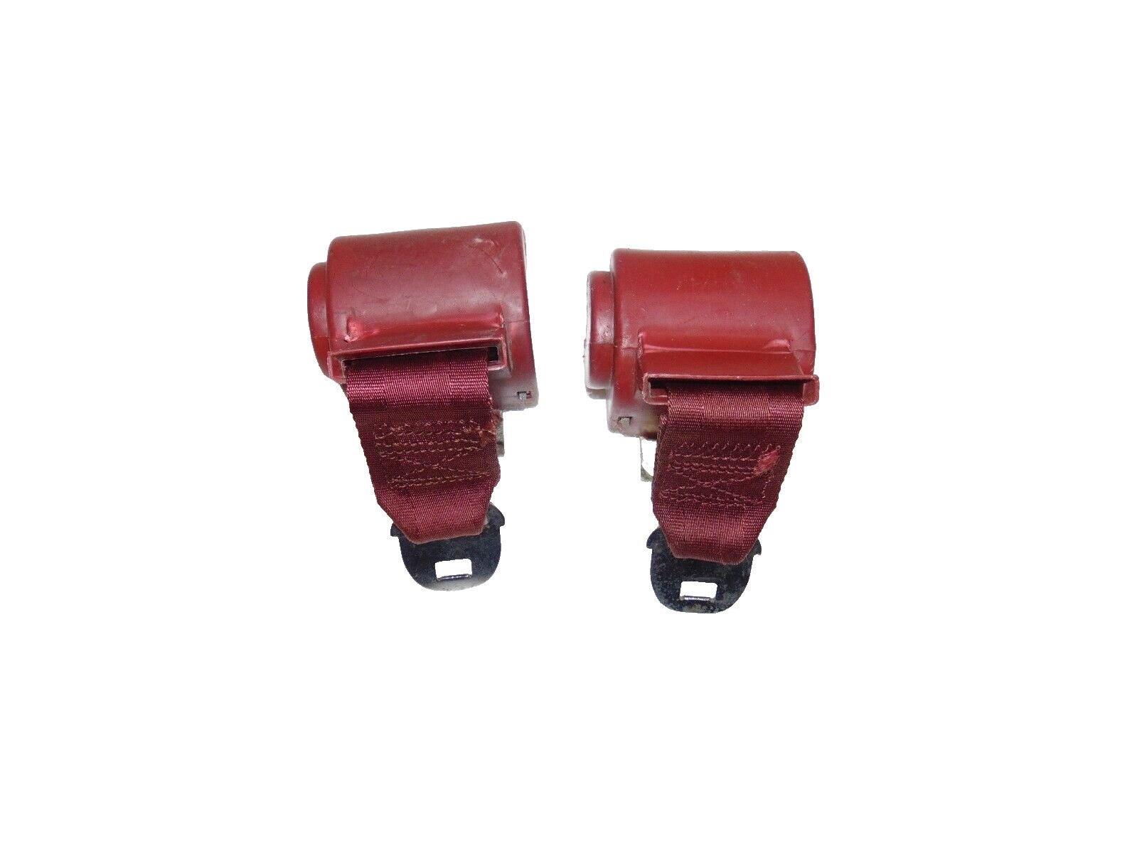 Rear outer seat belts red 78-88 G body Monte Carlo Cutlass Malibu