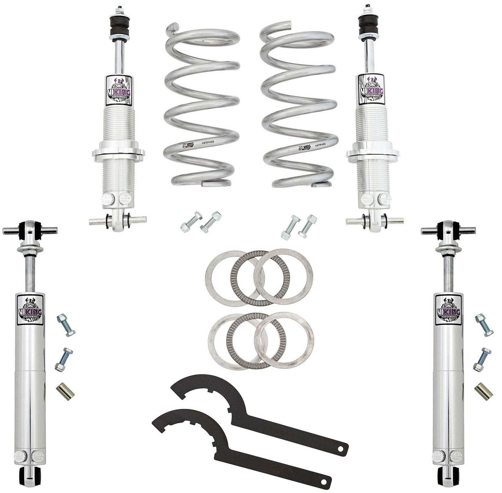 Viking Front Adjustable Coilover Spring & Rear Shock Kit 78-87 Regal G Body 450