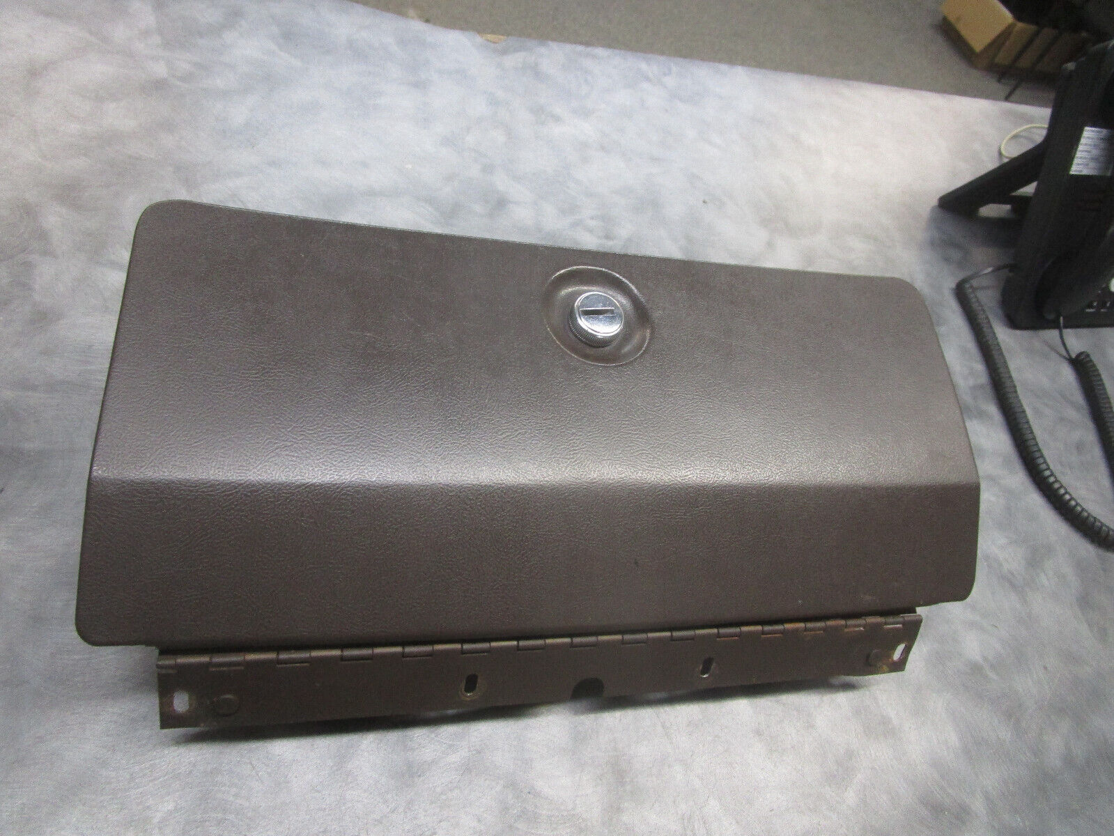 1978-1988 G-BODY MALIBU CUTLASS MONTE-CARLO GLOVE BOX DOOR ASSEMBLY BROWN