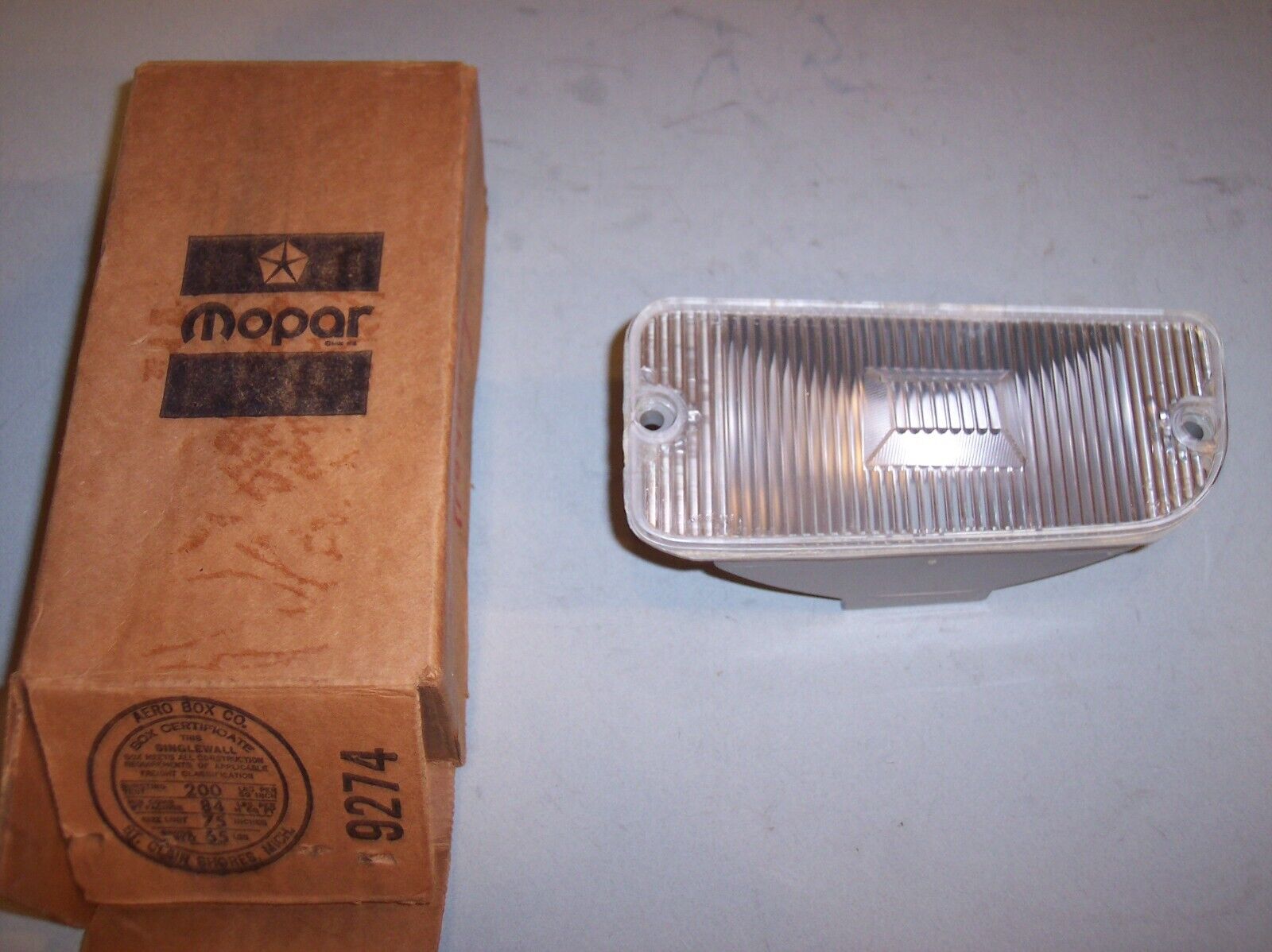 NOS MOPAR 3881672 Lamp Housing Assembly Possible Backup 1975 1976 1977 F G Body