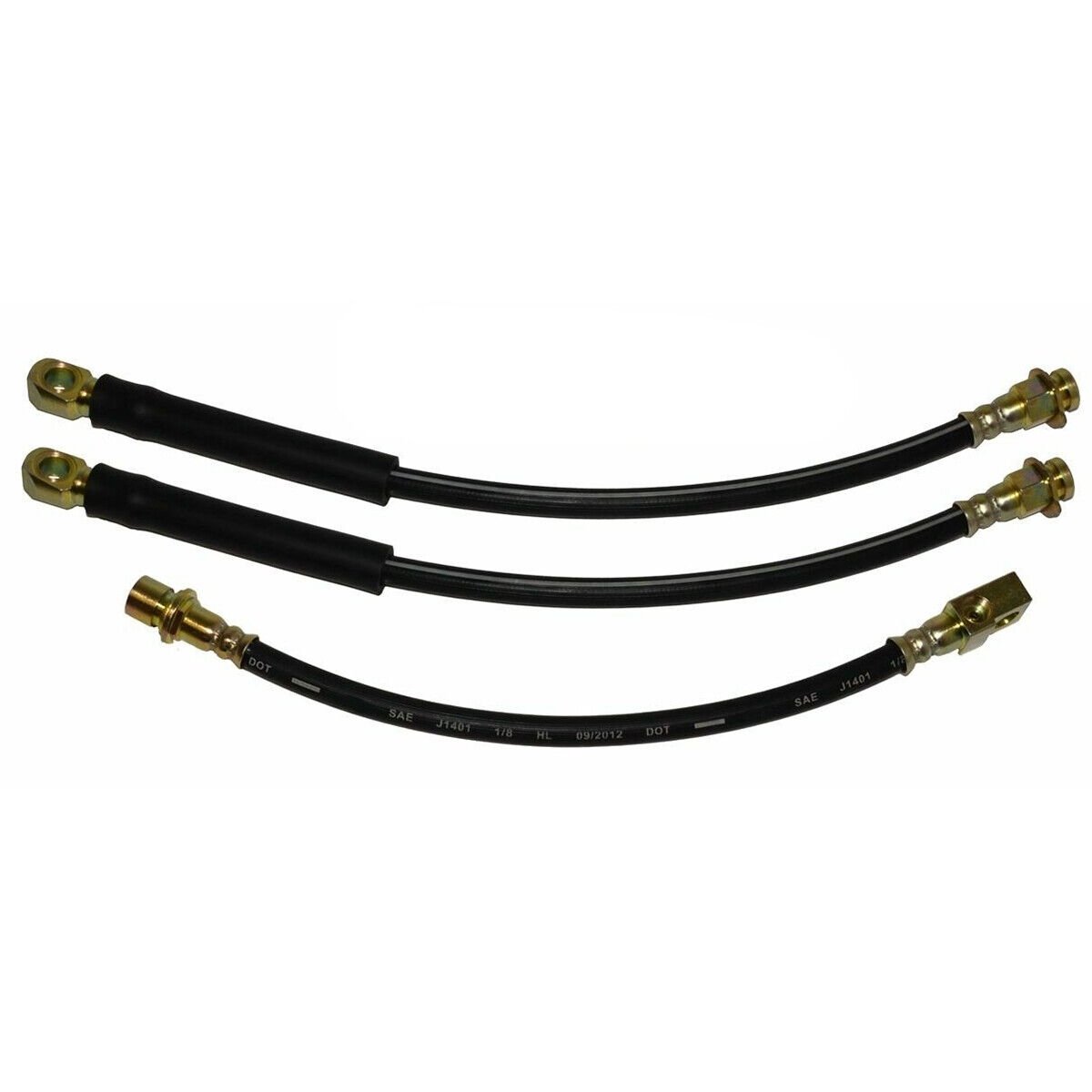 79-88 G-Body Front Disc Rear Drum Brake Rubber Flex Hose Line Set Kit 3pc GN