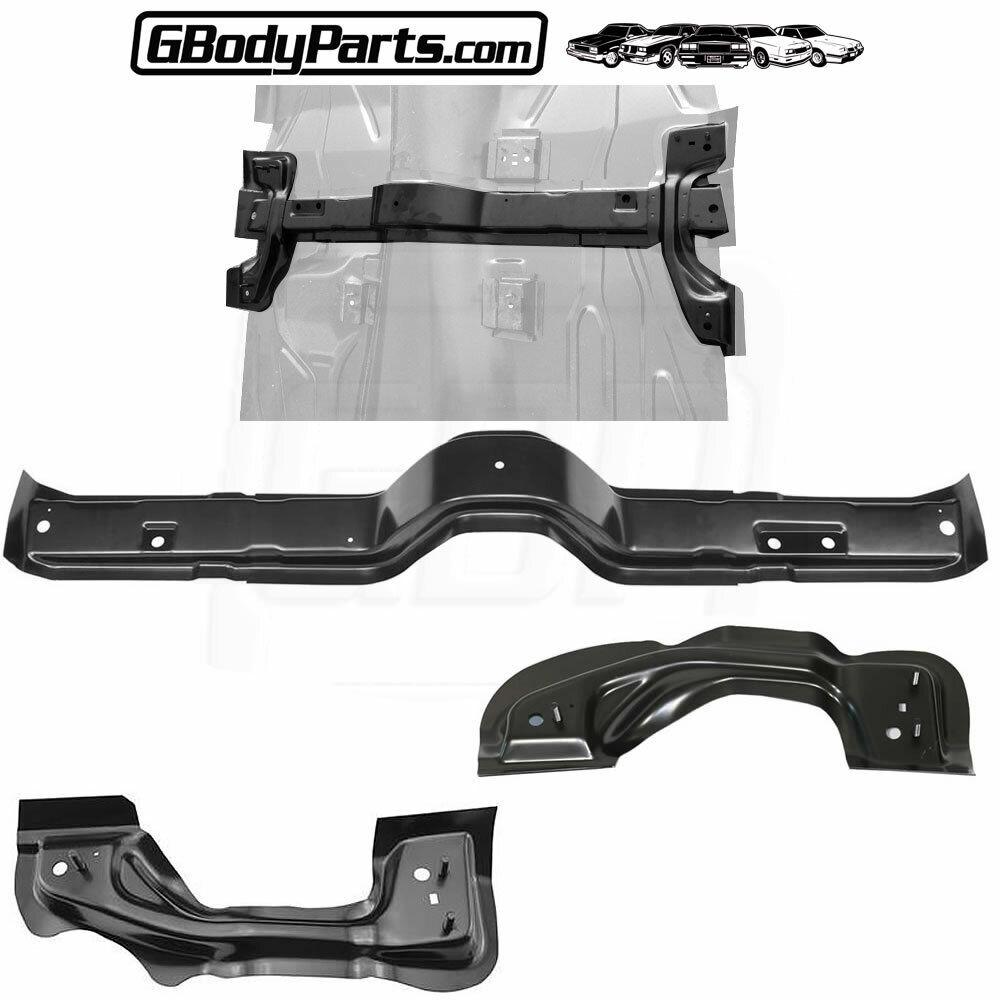 78-88 GBody Interior MAIN SEAT Mounting Brace BRACKET Support Floor Pan 3 pc SET