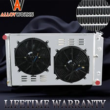 CC161 4 Row Radiator Shroud Fan For 71-90 Chevy Caprice G-BODY 70-77 Monte Carlo