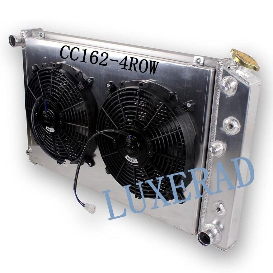 4 Row/Core Radiator+Shroud+Fan Fits Chevy Camaro 70-81/ Monte Carlo 78-87 G-Body