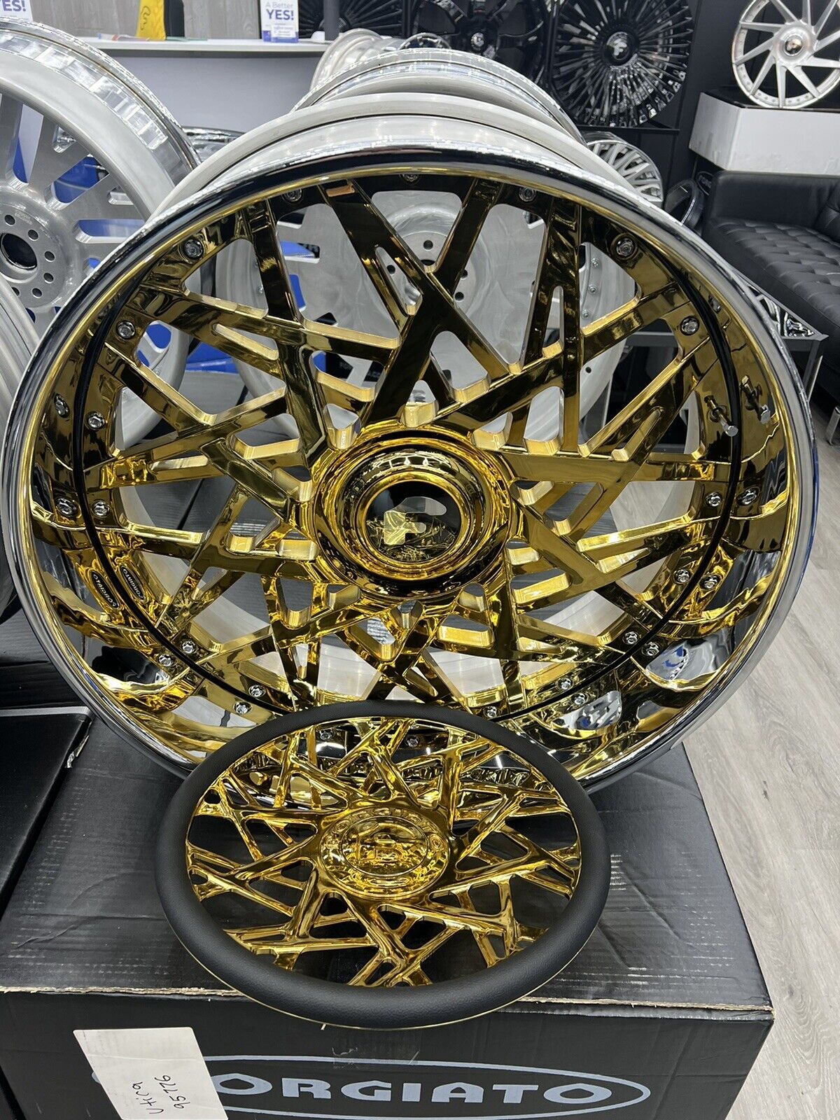 24 inch liquid gold forgiato G Body