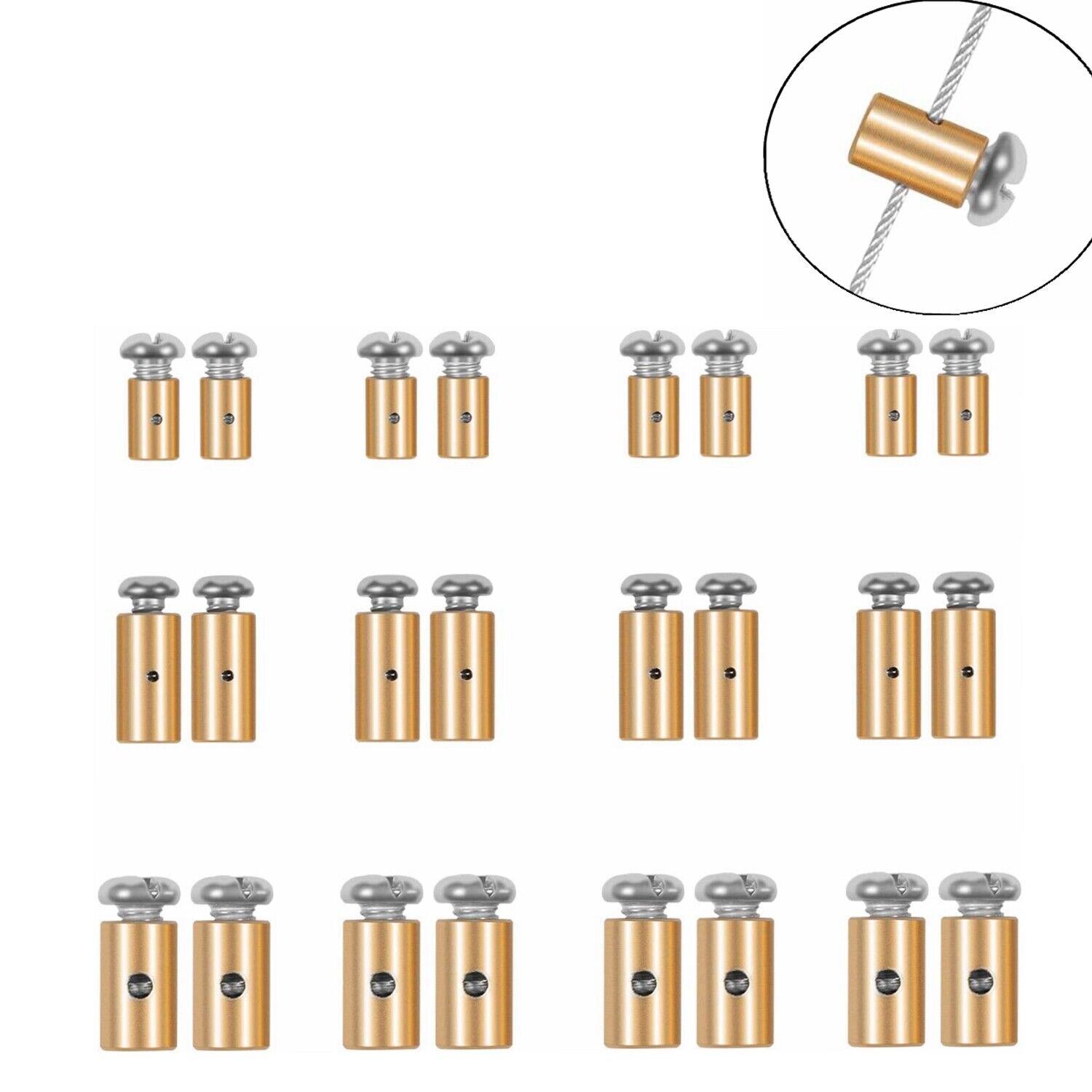 03336 1/4” 5/16” 3/8” Cable Stop Assortment For Push-Pull Cables,Throttle Cables