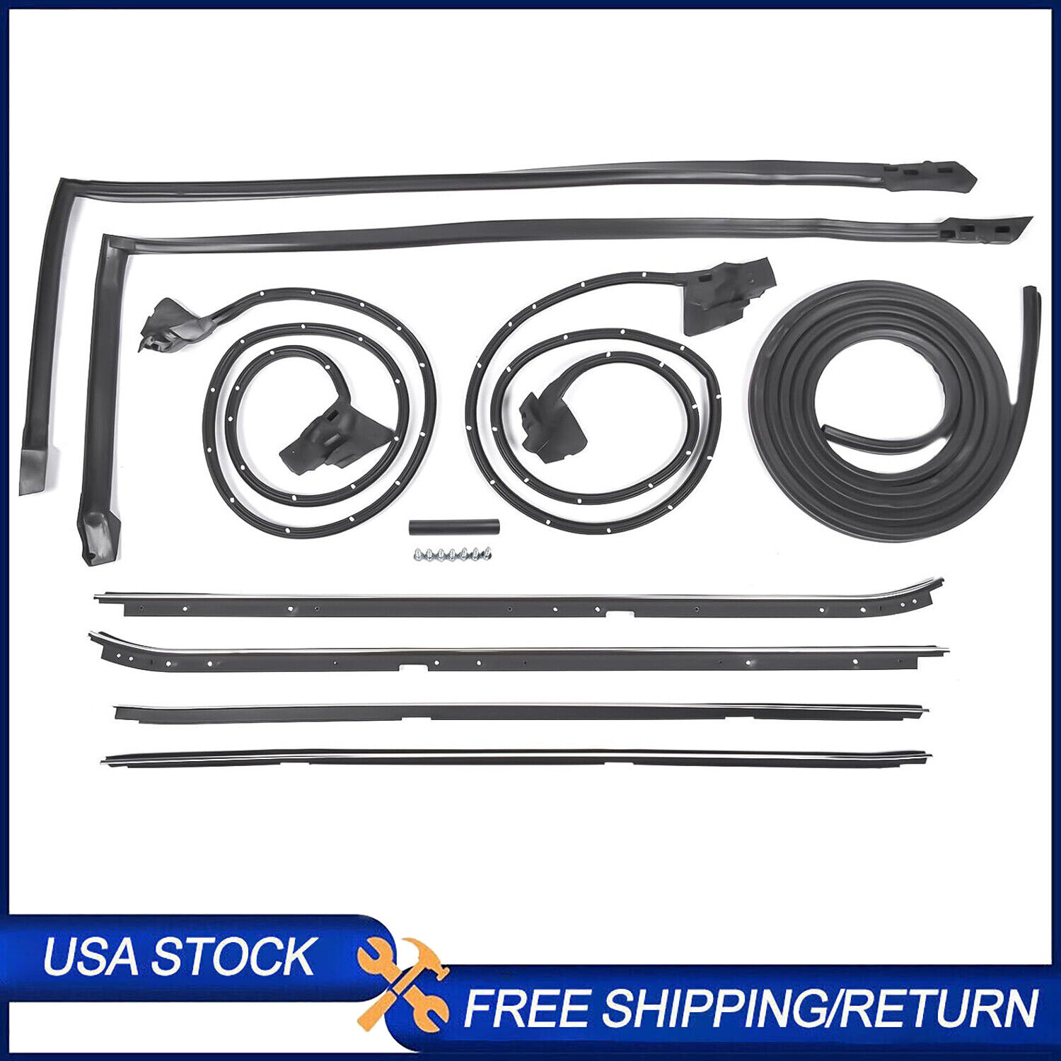 568979 Weatherstripping Seal Kit For Regal Cutlass Supreme 2-Door G-Body 1981-88