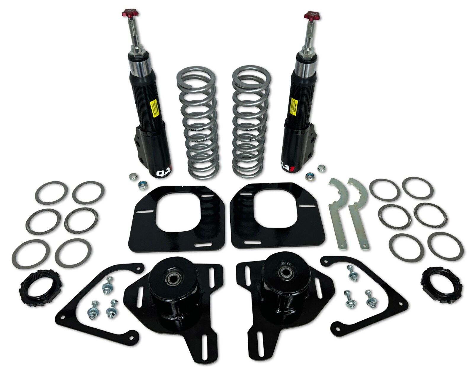 Pro-Touring Front Coil-Over Kit with QA1 Single Adjustable Struts & 350# Springs