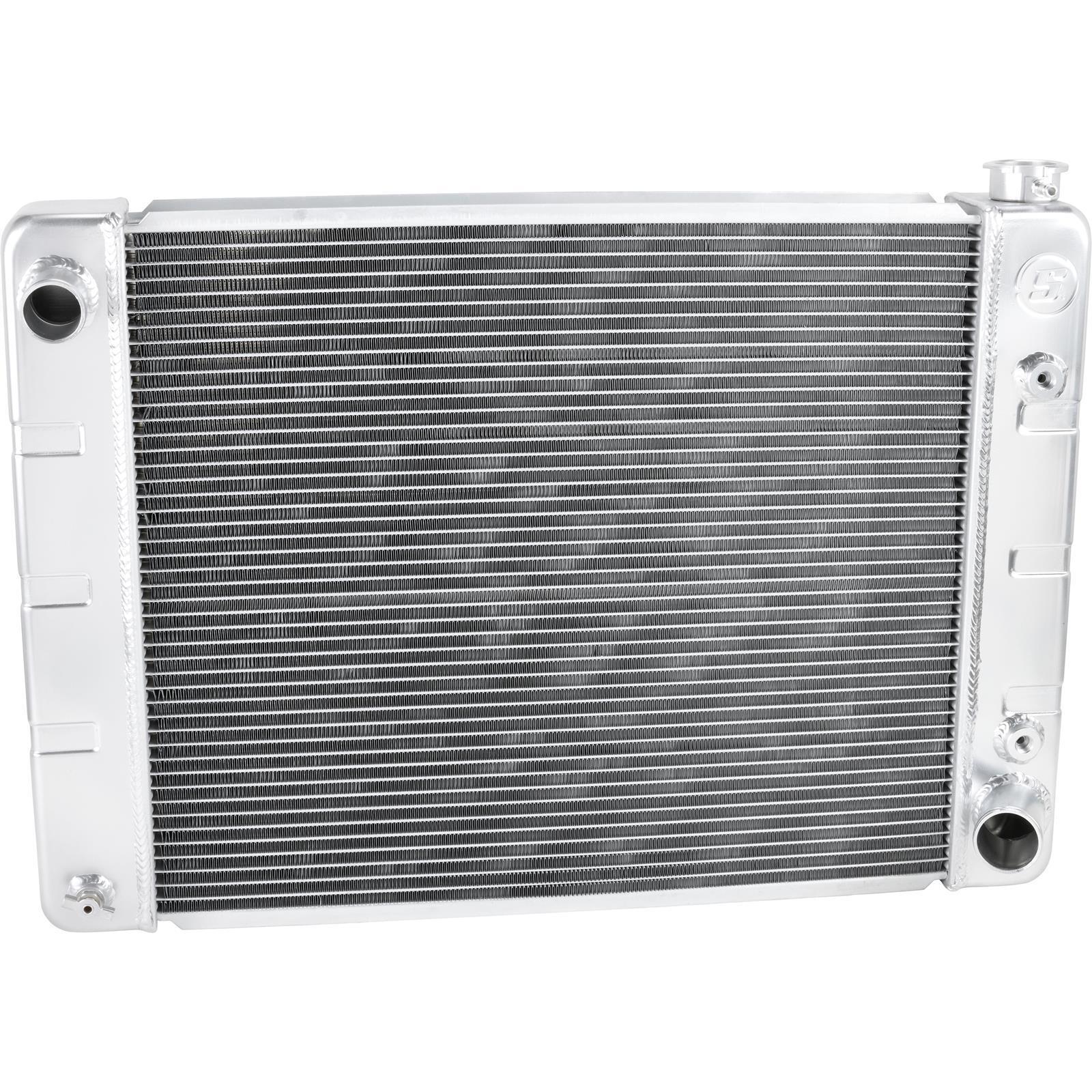 WindChill™ SBC/BBC 3-Row Radiator w/ Cooler, 28×19, Plain