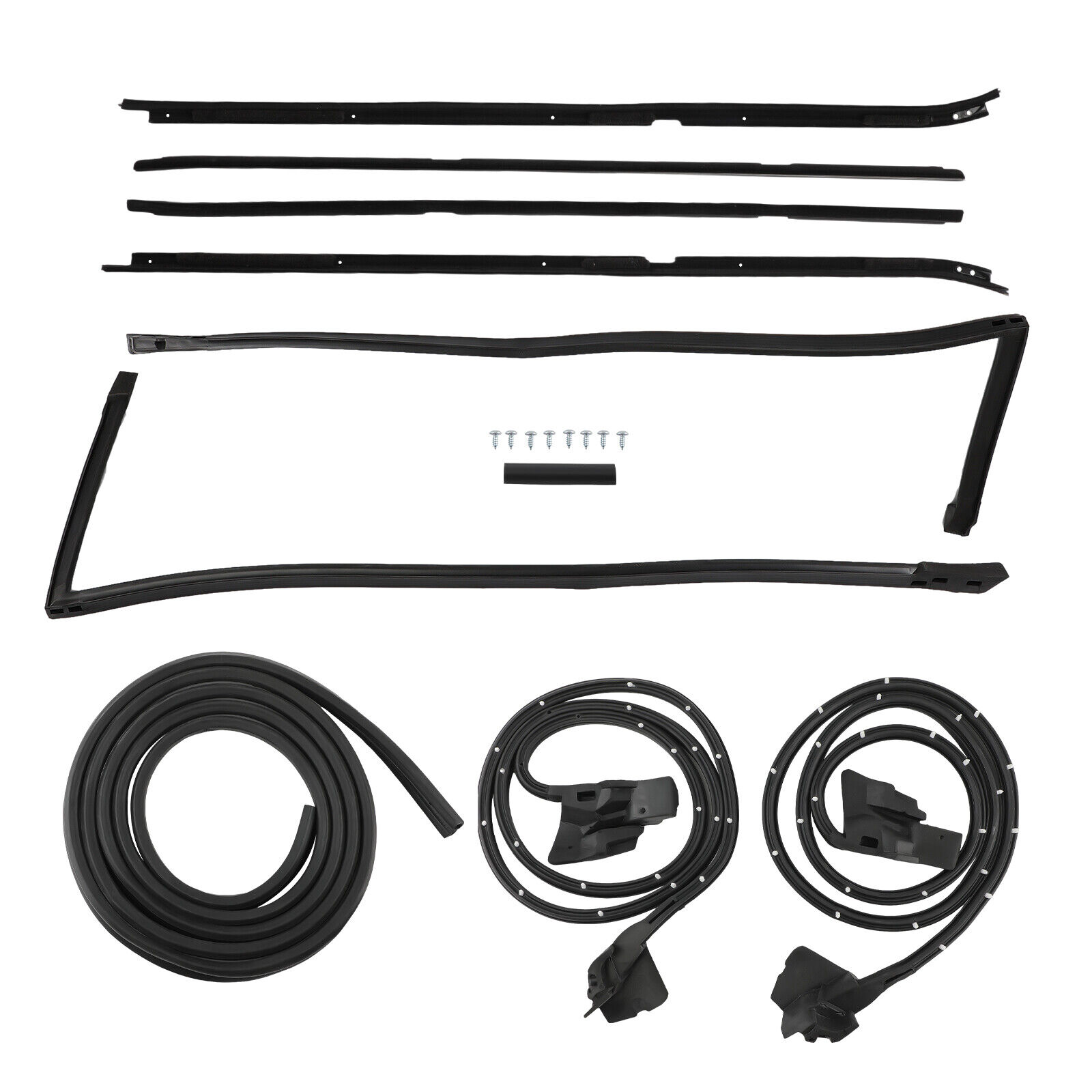 9pcs Weatherstripping Seal Kit with Narrow For Regal Cutlass RWD G-Body 1981-88