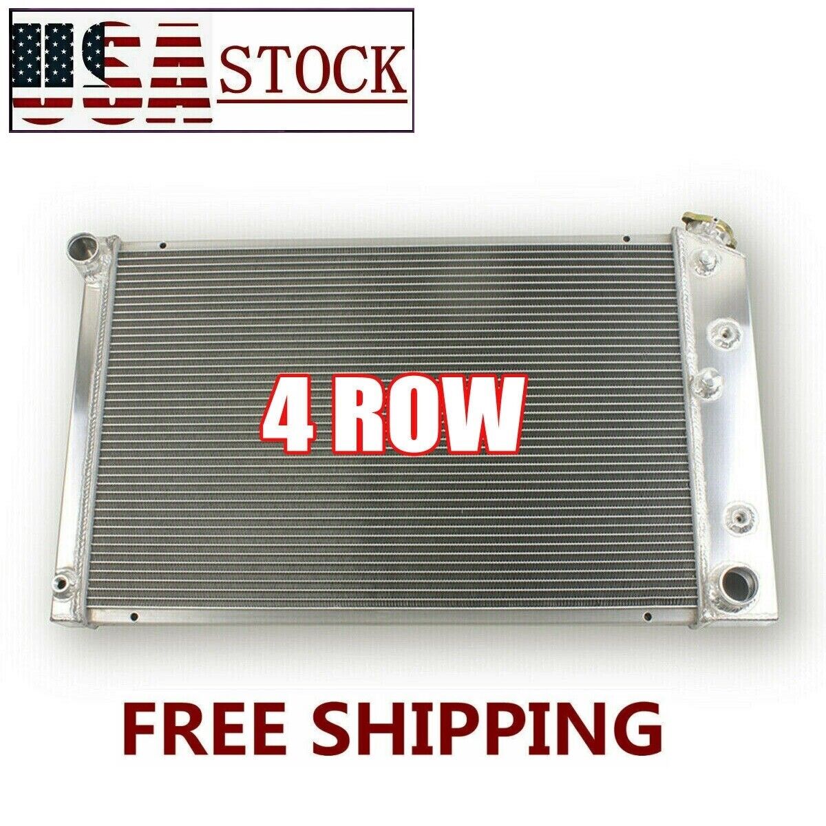 Aluminum Radiator 4-Row For Chevy 1970-1981 Camaro / 1978-87 Monte Carlo G-Body